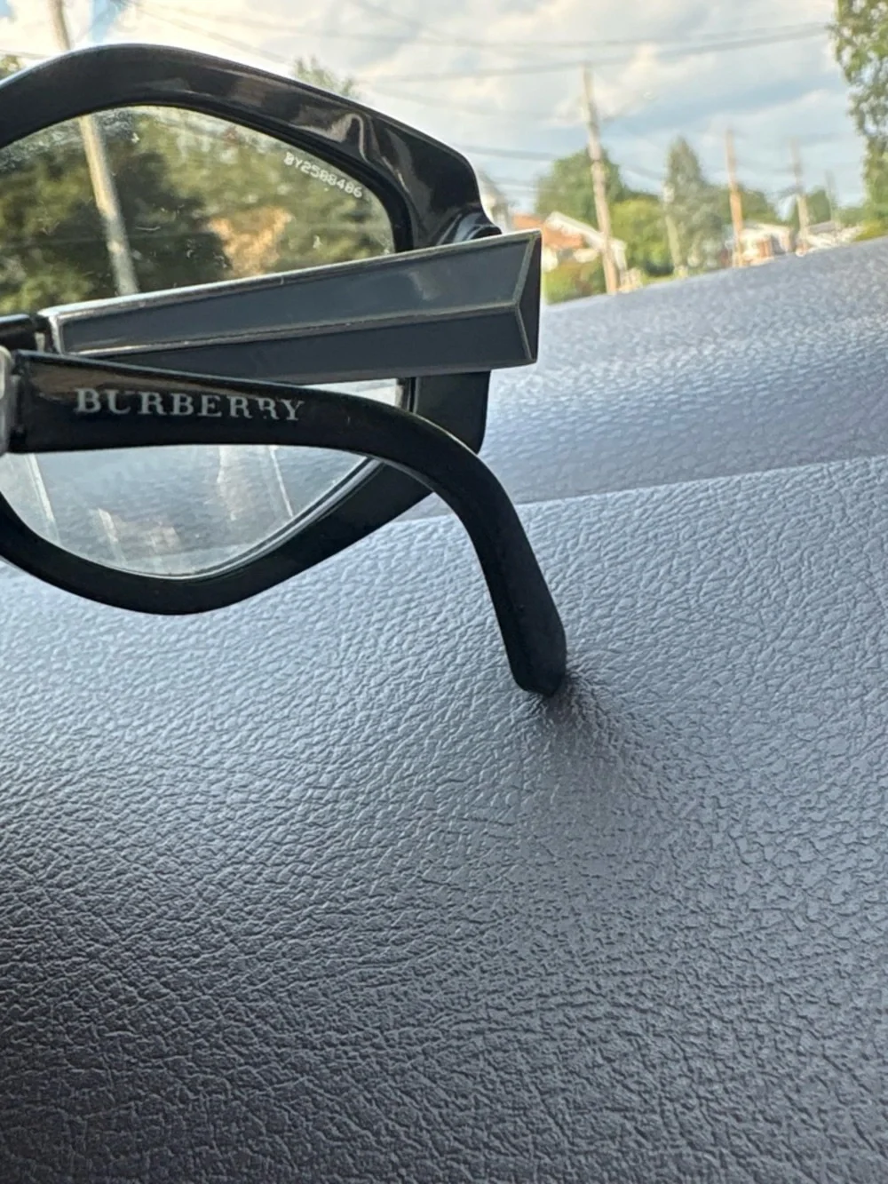 Burberry Black Oversized Women's Sunglasses